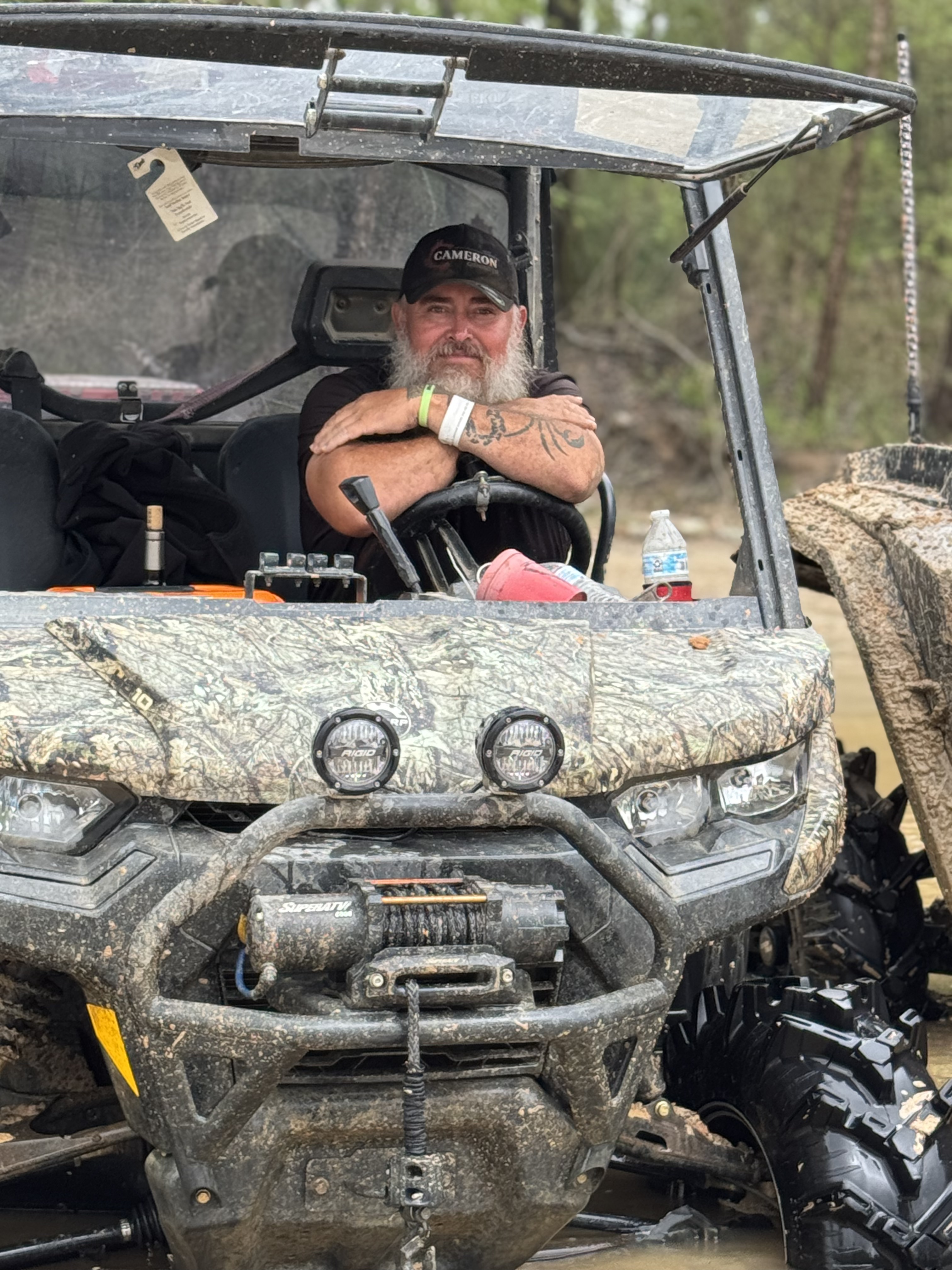 Roberto at Mud Nationals with the Can Am Defender 6x6